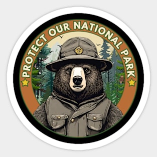 PROTECT OUR NATIONAL PARK Sticker